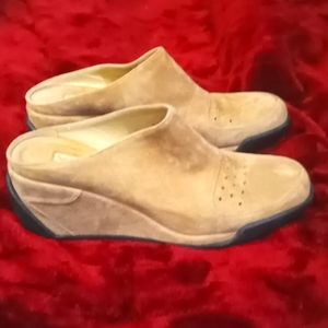 Via Spiga suede slip ons